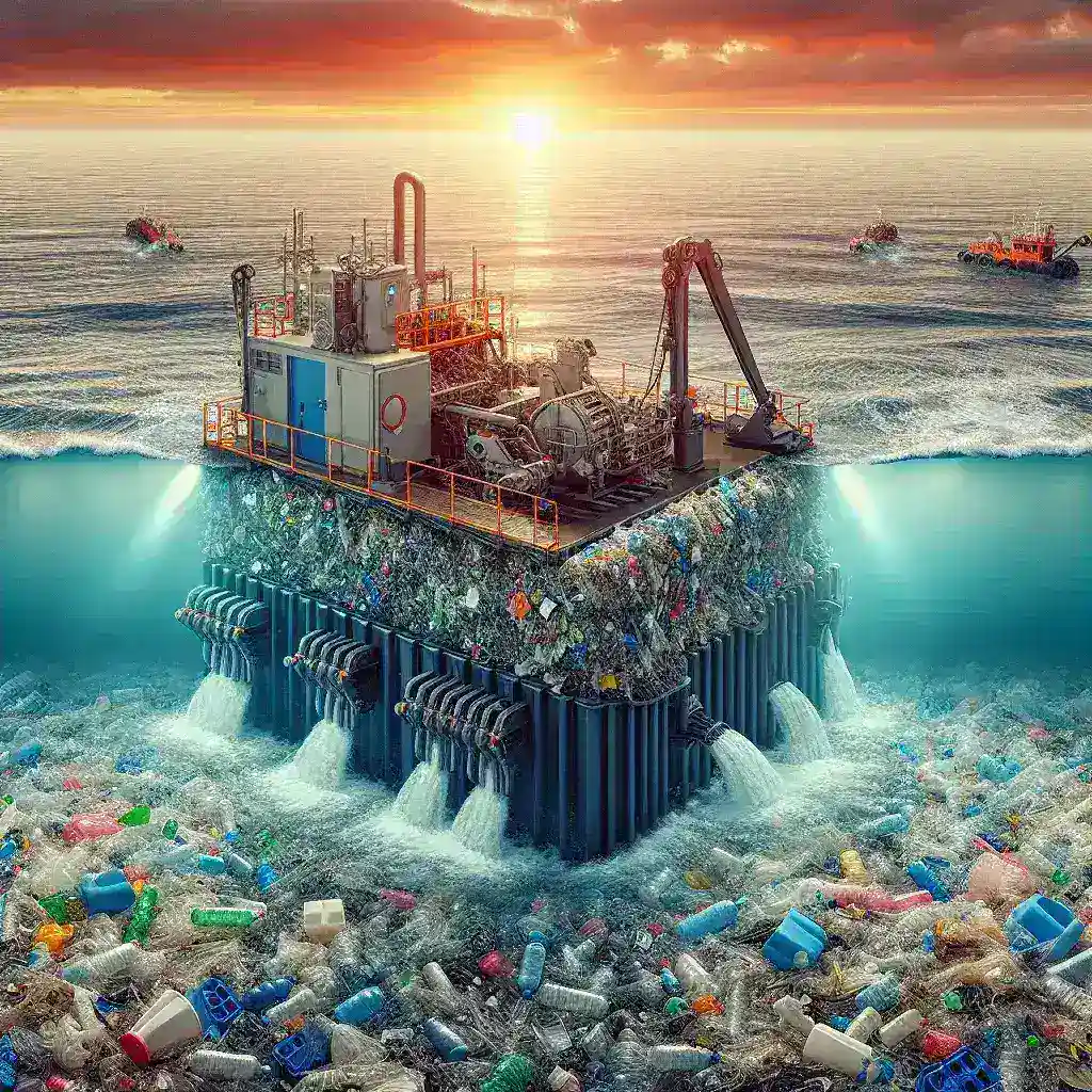 Ocean Plastic Cleanup Technology Scales to Industrial Collection Volumes